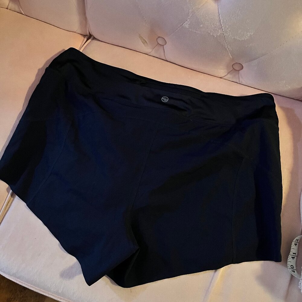 Eddie Bauer Black Shorts W/ Smim Panties Made in XL